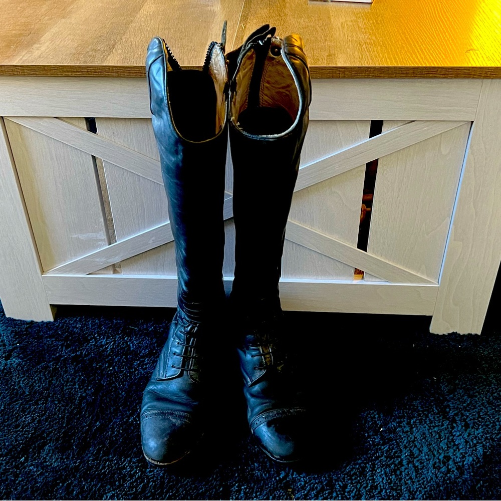 Women's Black Riding Boots